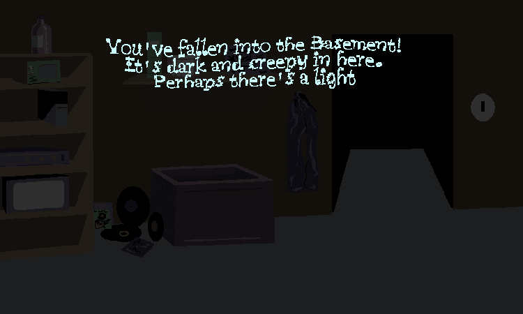 it's dark